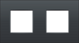 Crestron FP2-122-INTENSE – Faceplate, 2-Gang, Intense Accessories Crestron