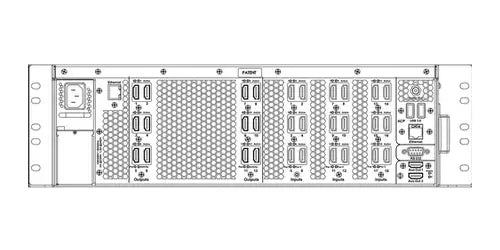 RGB Spectrum MW V 500-2K 3RU Chassis MediaWall V Display Processor