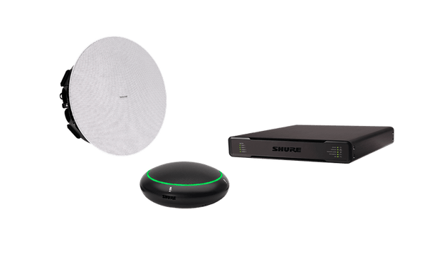 Shure Microflex Advance MXA310 + P300-IMX AV Midsize Conferencing Bundle