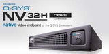 QSC NV-32-H 4K60 4:4:4 Network Video Endpoint for the Q-SYS Ecosystem - NV-32-H