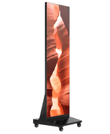 NanoBanner mobile LED display side profile with rolling base