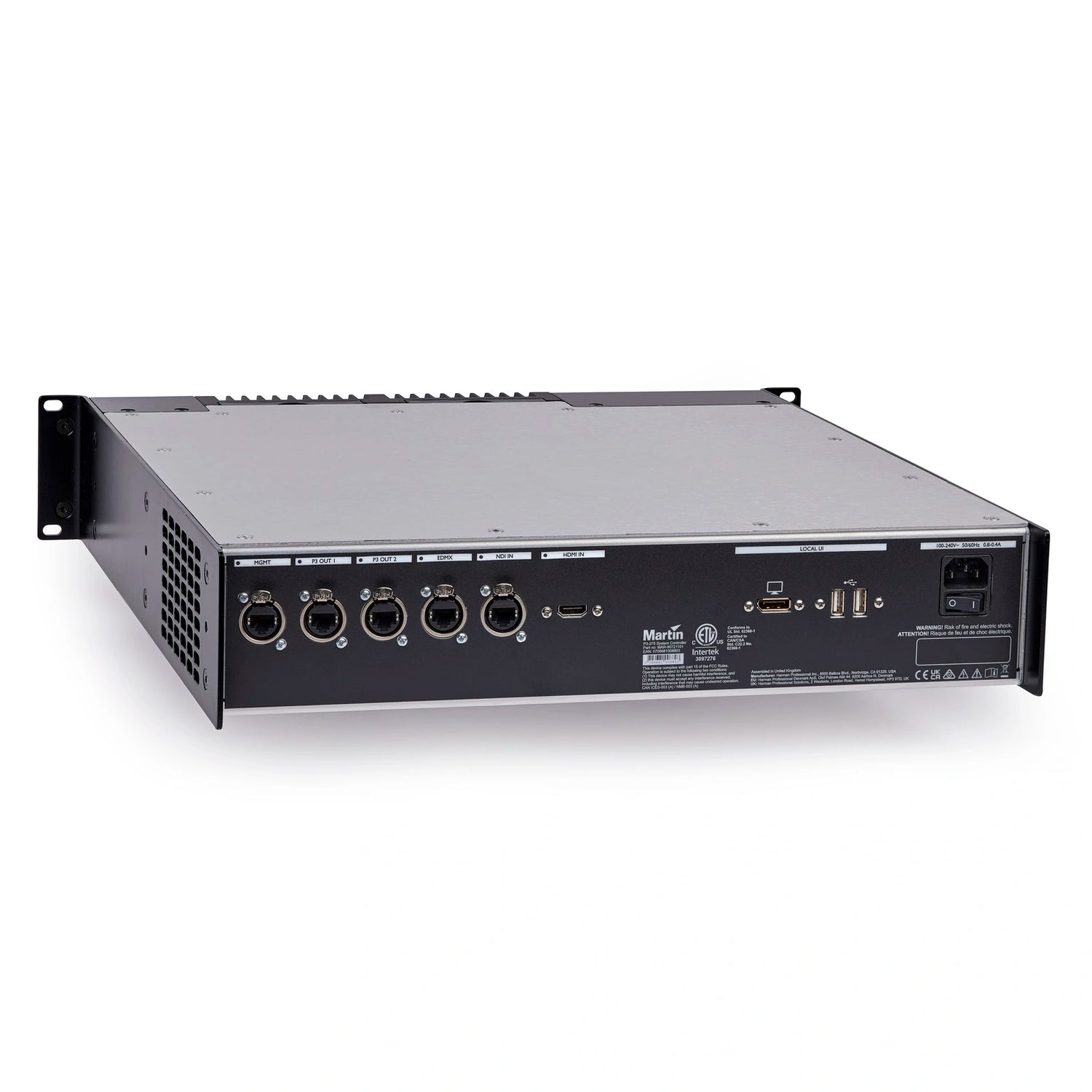 Martin P3-275 System Controller – 4K Video-to-DMX Pixel Mapping Processor Lighting Control Systems Martin
