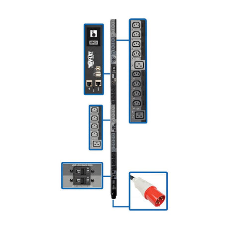 Eaton PDU3XEVSR6G63B – 3-Phase Switched ePDU G3 PDU Rack PDUs Eaton