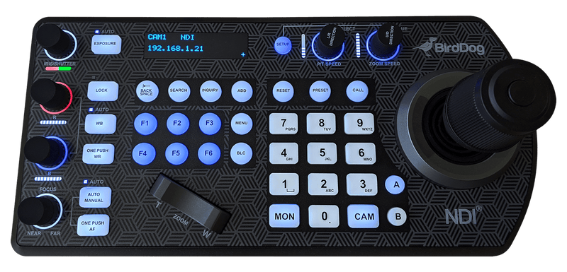 BirdDog PTZ Keyboard controller w/NDI - BDPTZKEY