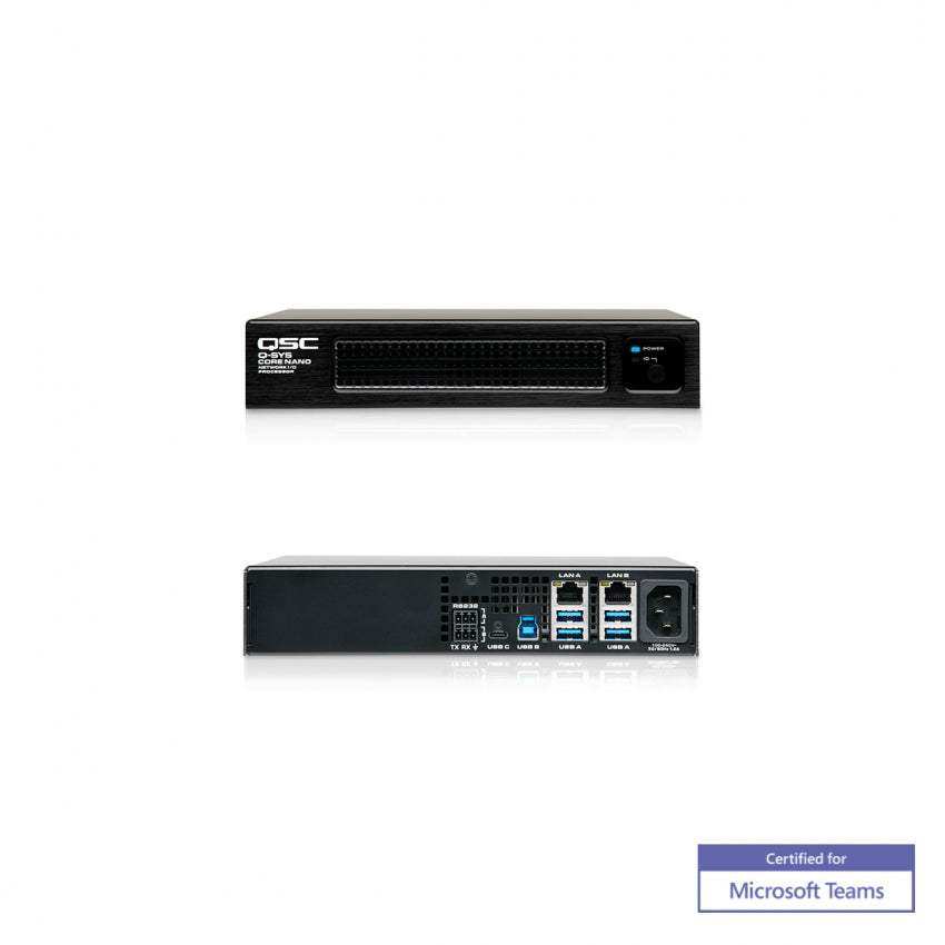Qsc Router QSC Core Nano Q-SYS Network AV&C Processor – Creation Networks