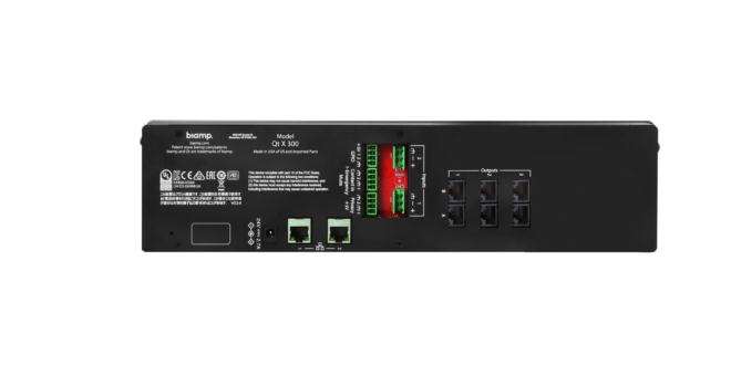 Cambridge Qt X 300D – 3-Zone Sound Masking Controller (Dante) Sound Masking Controller Cambridge Sound