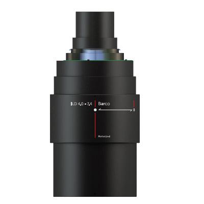 Barco ILD lens 4.0 ‑ 7.4 : 1 (0.8" DMD) - R9803073