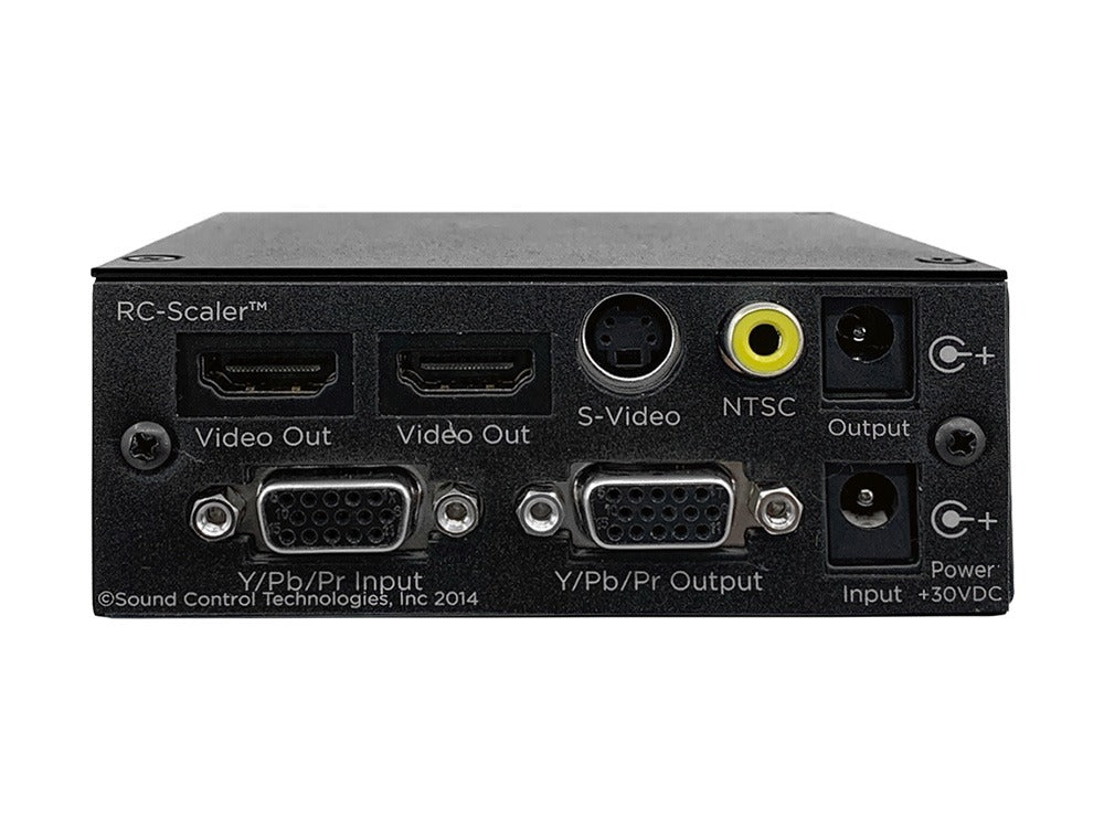 Sound Control Technologies RC-Scaler – rear view