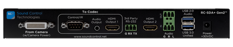 Sound Control Technologies RC-SDA+ Gen2 – Poly EagleEye IV BYOD USB3 Media Bridge Camera Extension Kits Sound Control Technologies