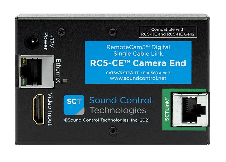 Sound Control Technologies RC5-P40 for Panasonic AW-HE40/AW-HE60 Cameras Video Conferencing Sound Control Technologies