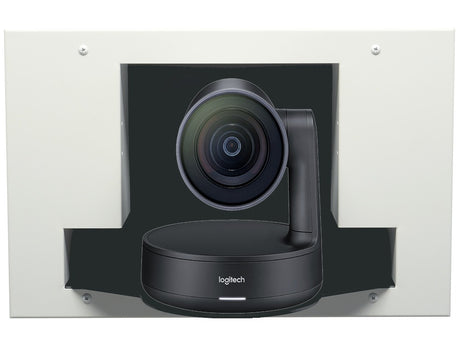 Sound Control Technologies RCR-UNI – Recessed Wall Mount for Round-Base PTZ Cameras Camera Mounts Sound Control Technologies