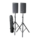 Gator RI-SPKRSTDSET-200-AL Aluminum Tripod Speaker Stand Set with Bag