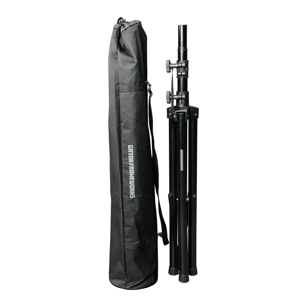 Gator RI-SPKRSTDSET-200-AL Aluminum Tripod Speaker Stand Set with Bag