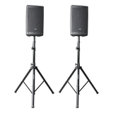 Gator RI-SPKRSTDSET-200-AL Aluminum Tripod Speaker Stand Set with Bag