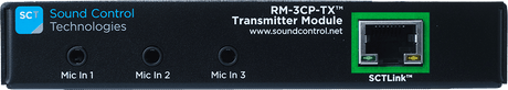Sound Control Technologies RM-3CP-PRO – Three-Mic Extension Module for Cisco Codec Pro Replacement Modules Sound Control Technologies