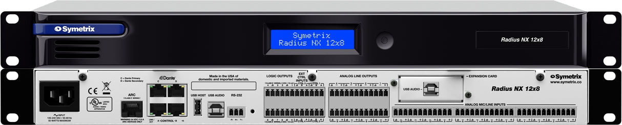 Symetrix 80-0144 Radius NX 4x4 Dante + USB-B control Symetrix
