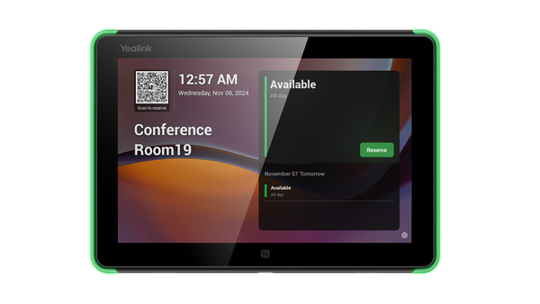 Yealink 8 inch Android-based Scheduling Panel new generation - RoomPanel E2