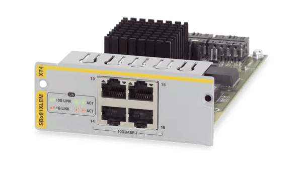 Allied Telesis AT-SBX81XLEM/XT4 4 X 1/10G RJ45 EXPANSION MODULE