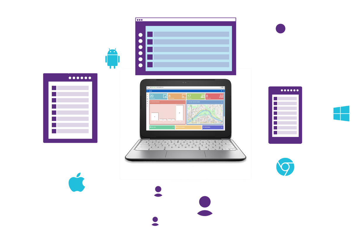Smart Remote Management - 5 year subscription (qty 500-999) - SRM-5-500 Interactive Displays Smart Technologies
