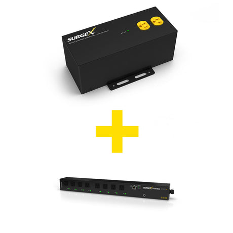 SurgeX SX-SA15VS8 – SA-15 + SX-VS-128 Surge & PDU Bundle SurgeX Bundle SurgeX