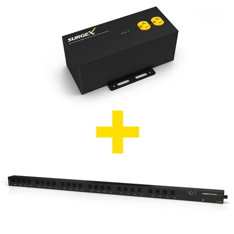 SurgeX SX-SA20VS24 – SA-20 + SX-VS-1624 Surge & PDU Bundle SurgeX Bundle SurgeX
