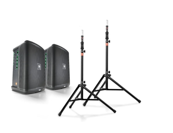 JBL Pro EON ONE Compact + Stands Bundle