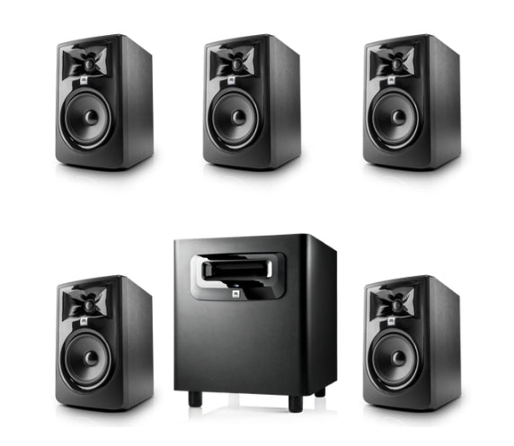 JBL Pro 306P MkII 6 inch Powered 5.1 Monitor System with Subwoofer