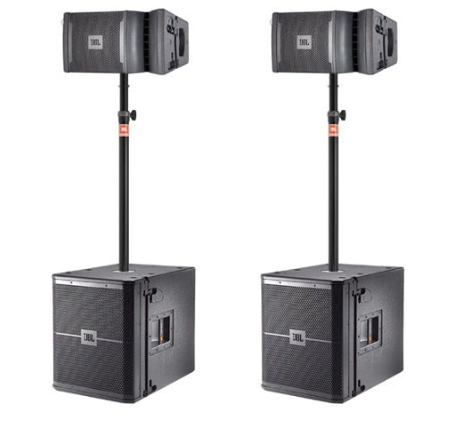 JBL Pro VRX932LAP + Stands PA Bundle