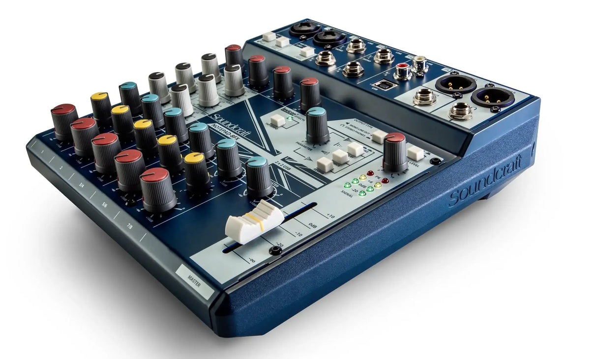Soundcraft Notepad-8FX Small-format Analog Mixing Console with USB I/O and Lexicon Effects - 5085984US