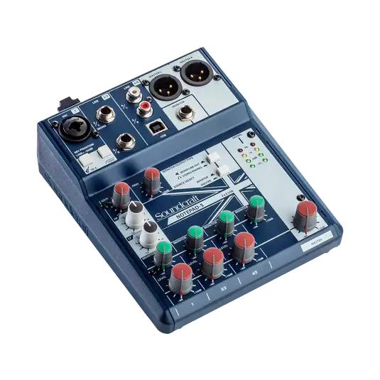 Soundcraft Notepad-5 Small-format Analog Mixing Console with USB I/O - 5085980US