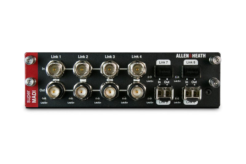 Allen & Heath AH-M-DL-SMADI2-A 4 MADI links via BNC and SFP, 128 x 128 96kHz MADI card