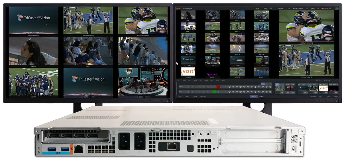 Vizrt TriCaster Vizion 1RU with 0 SDI I/O