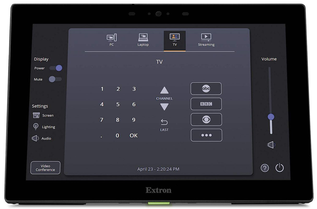 Extron TLP Pro 1025T 10" Tabletop TouchLink Pro Touchpanel - Creation Networks