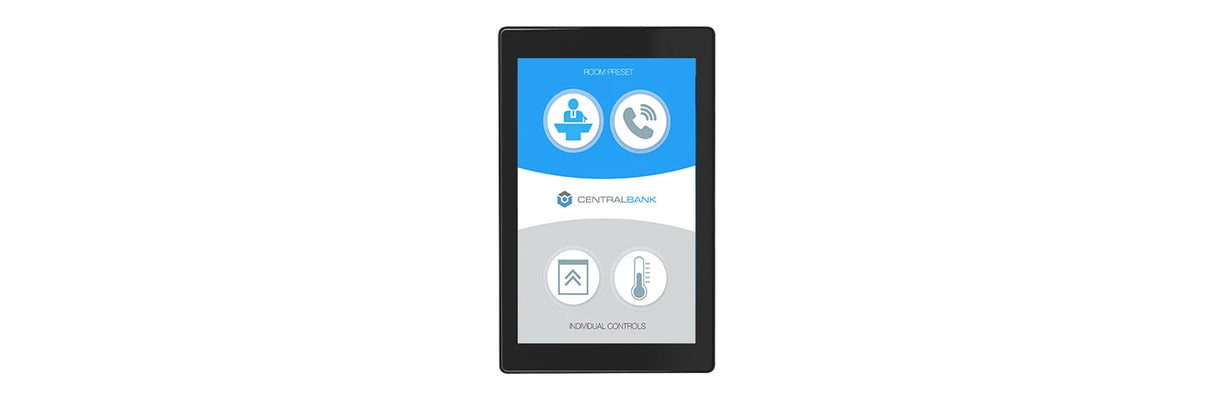 QSC Q-SYS PS-TSCG3-H Wall Mount Touchscreen Paging Station