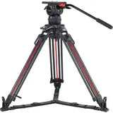 Teris TS120CF-Q Fluid Head & Tripod Kit, Carbon Fiber