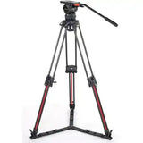 Teris TS120CF-Q Fluid Head & Tripod Kit, Carbon Fiber