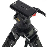 Teris TS120CF-Q Fluid Head & Tripod Kit, Carbon Fiber