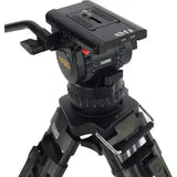 Teris TS120CF-Q Fluid Head & Tripod Kit, Carbon Fiber
