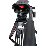 Teris TS300CF-Q Fluid Head & Carbon Fiber Tripod Kit