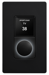 ASHLY FXC-B POE Powered Wall Controller for Ashly FX Series Amplifiers. Black, for use in US Room Control Ashly