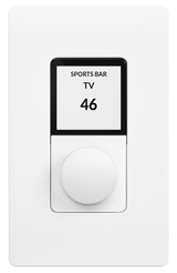 ASHLY FXC-W POE Powered Wall Controller for Ashly FX Series Amplifiers. White, for use in US Room Control Ashly