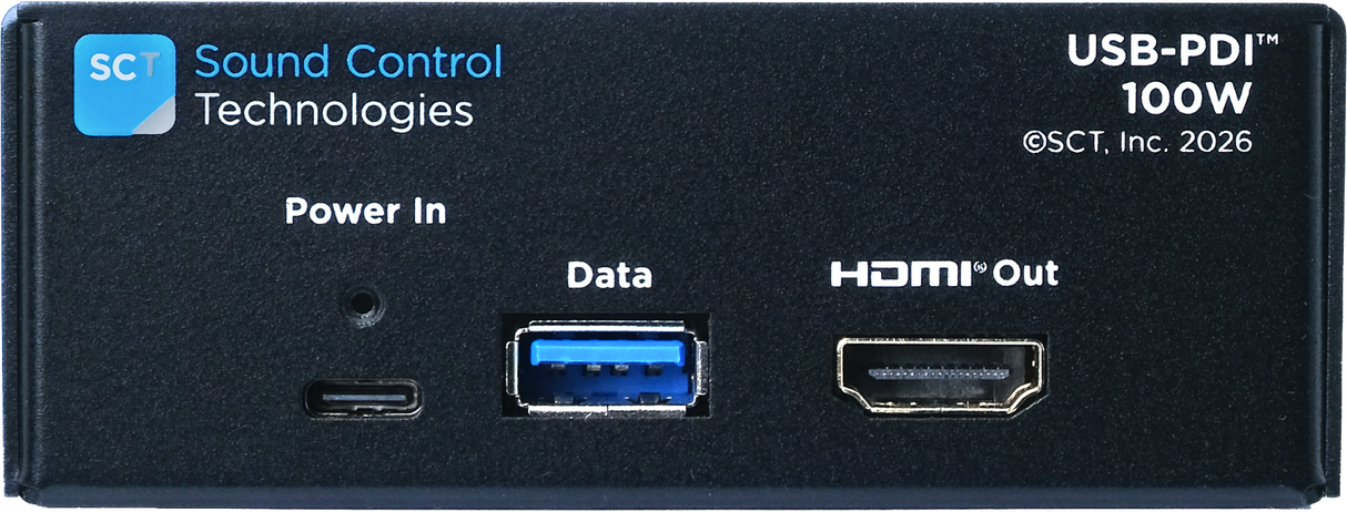 Sound Control Technologies USB-PDI – Single-Cable USB-C BYOM Adapter AV Bridges & Interfaces Sound Control Technologies