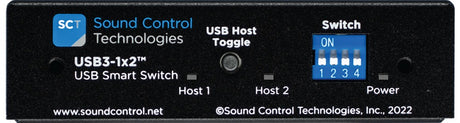 Sound Control Technologies USB3-1x2-NPS – USB3 1x2 Switch, No Power Supply USB Switchers Sound Control Technologies