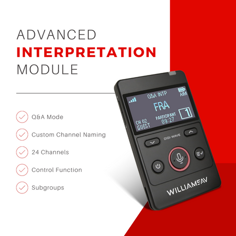 Williams AV DLT 400-AIM – Digi-Wave Interpretation Transceiver Digi-Wave Williams AV