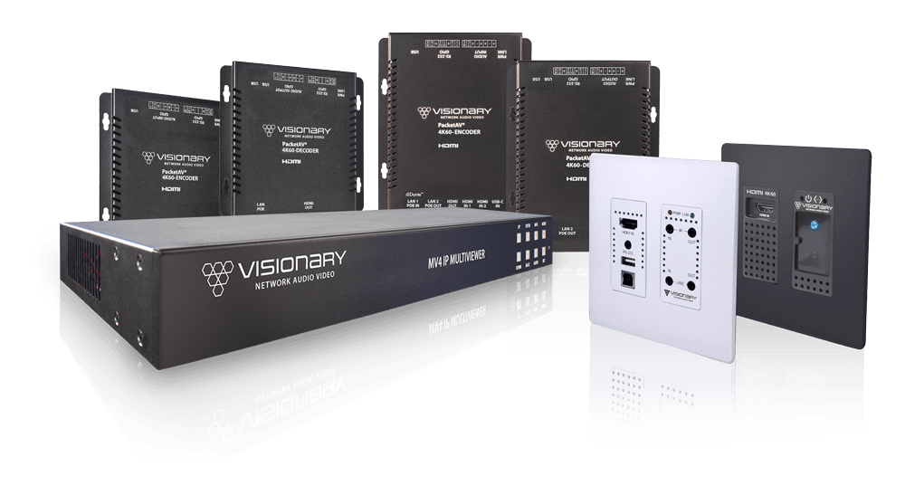 Visionary Solutions PacketAV MV5 IP Multiviewer with 4K60 4:4:4 outputs