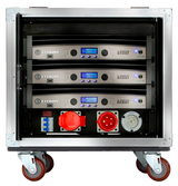 Crown VRACK-12000HD – Complete V-Rack with Three IT12000HD Amplifiers - front