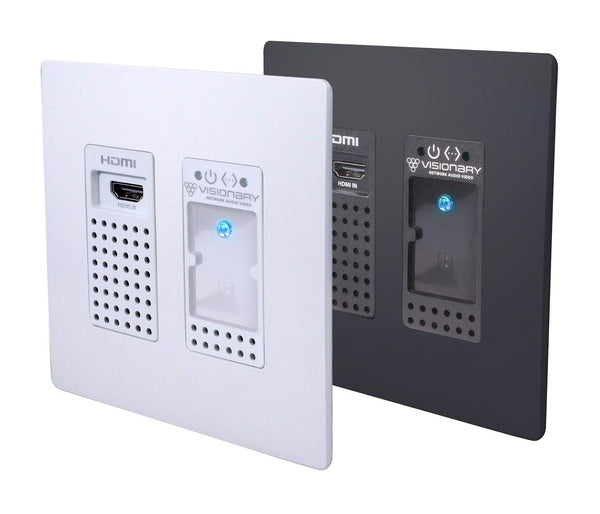 Visionary Solutions PacketAV DuetE5-WP-BT Wall Plate Encoder Faceplate, Bluetooth