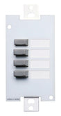 ASHLY WR-2 Wall Remote, 4-position pushbutton select, (Decora style) Room Control Ashly