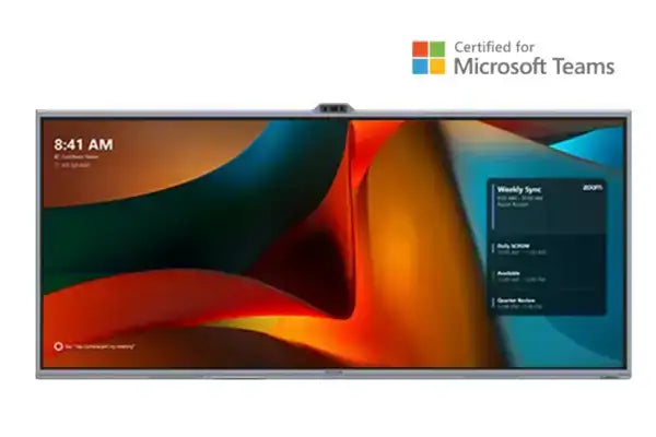 MaxHub V925T XBoard V7 92” Ultra-Wide for Microsoft Teams Rooms,4K Interactive Display