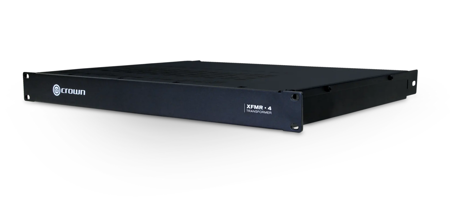 Crown XFMR4 – Four-Channel Audio Transformer - front angle